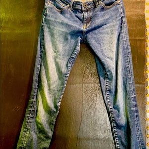 AG The Stilt Cigarette Leg Dark Wash Jeans Sz 28R